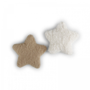 STELLA 6cm 30pz - crema/marrone