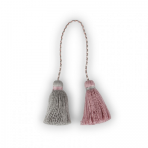 NAPPA C/CORDONE 30cm 10pz-rosa ant/grigi