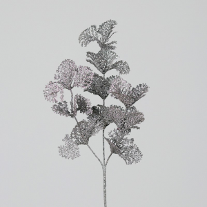 FOGLIA C/GLITTER H69 CM -antracite