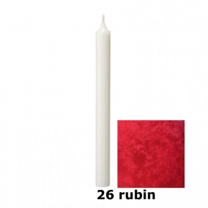 Candele RUSTICmm250x22pz12(250/22)-rubin