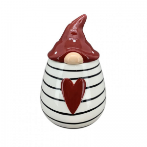 BARATTOLO GNOMO GRIS 15X15X23,6cm