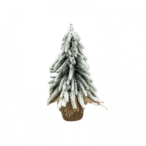 ALBERO INNEVATO C/JUTA 16X16 H27cm