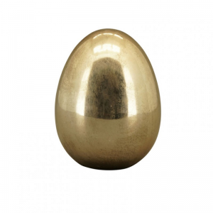 UOVO TERRACOTTA 7,5 H10cm - gold