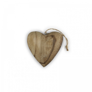 CUORE LEGNO DA APP. 8,1cm 3pz