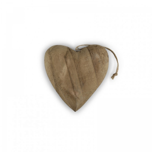 CUORE LEGNO DA APP. 10,8cm 2pz