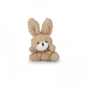 CONIGLIO C/FIOCCO H12cm 10pz - marrone