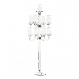 CANDELABRO cristallo H122cm -9fuochi