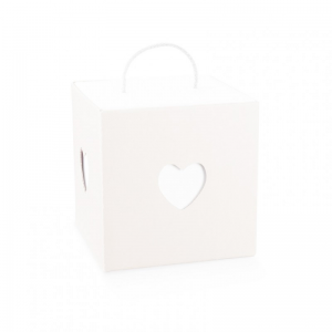 SCATOLINA LINO 5X5CM-conf.pcs10 -bianco