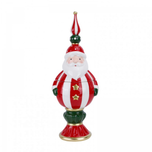 BABBO NATALE CERAM. 18X15,5 H47cm