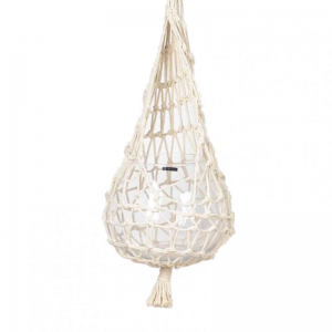 FUNE MACRAME' PORTAOGGETTI CM 130-bianca