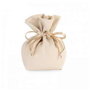 SACCHETTO 6x6x11cm 12pz - beige