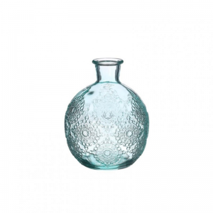 BOTTIGLIA VETRO BOLOGNA D9,5 H12cm-blue