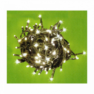 LUCI 100 LED LUCE CALDA 8 GIOCHI 5MT