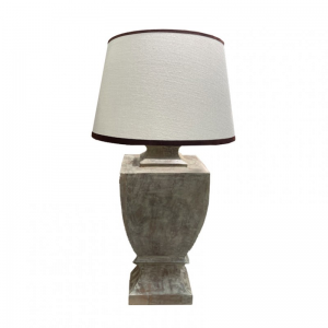 BASE LAMPADA LEGNO 37XH86 cm - smoke