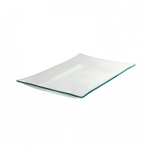 PIATTO VETRO CM 24X14X1,5