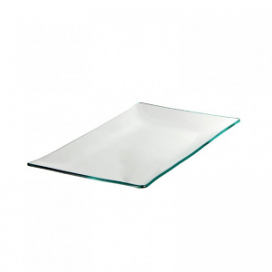 PIATTO VETRO CM 28X17X2