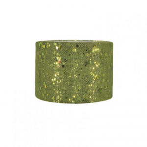 TULLE BRILLIANT 7CM 50MT - green