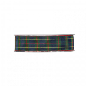 N/TARTAN 25MM 20MT - green/blue