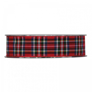 N/TARTAN 25MM 20MT - red