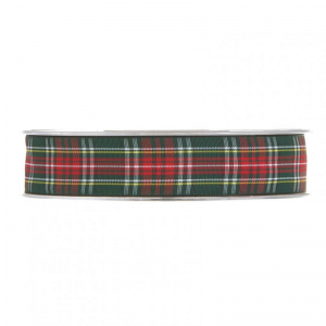 N/TARTAN 12MM 20MT - green red
