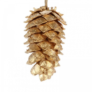 PIGNA DA APP. 15-20cm - old gold glitter