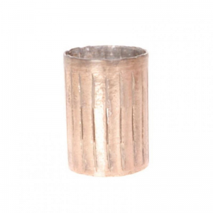 PORTACANDELA CILINDRO D20,5 H30,5cm-rose