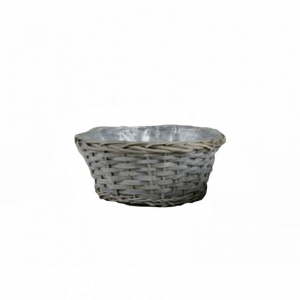 CESTO VIMINI D31 H14 cm - grigio