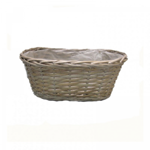 CESTO OVALE VIMINI 23,5X14,5 H9,5 CM
