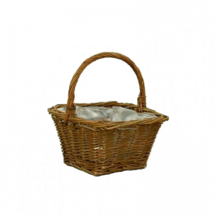 CESTO VIMINI C/MANICO 14X14 H8/20-marron