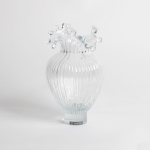 VASO VETRO ROYALTY ROBE D14 H24,5 cm