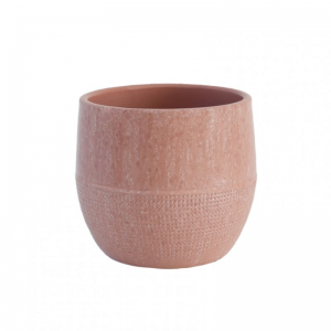 VASO LUGO D16 H14CM - rosa