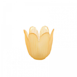 PORTACANDELA TULIP D7,5 H7,5cm - orange