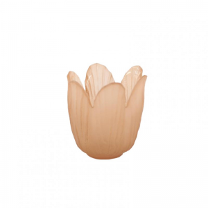 PORTACANDELA TULIP D7,5 H7,5cm - peach