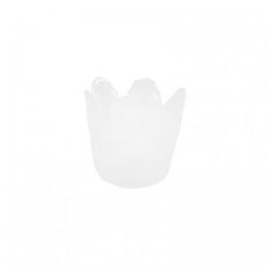 PORTACANDELA TULIP D7,5 H7,5cm - white