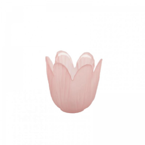 PORTACANDELA TULIP D7,5 H7,5cm - rose