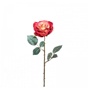 ROSA BELLA SPRAY H66 CM RO -corallo *