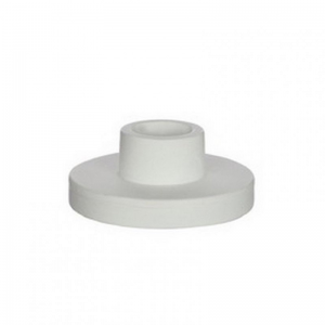 PORTACANDELA GESSO D7 H3 cm - bianco