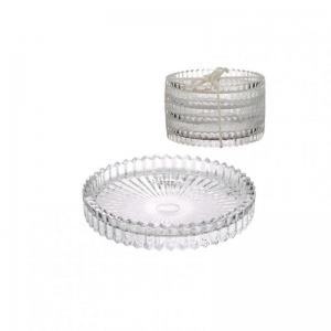 PORTACANDELA KATE vet.D10 H6,5 PZ4-clear