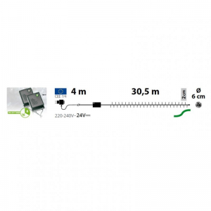 CATENA 1500 LUCI LED LUCE CALDA 4+30,5MT