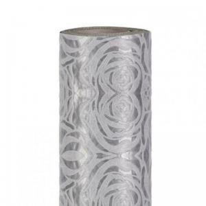 ROTOLO WOVEN ROSES CM100X9MT-grigio ch.