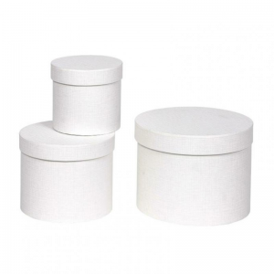 SCATOLA s/3 d23h17/d19h15/d15xh13 bianco
