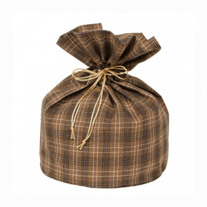 SACCHETTO 23X23X35CM-marrone scuro