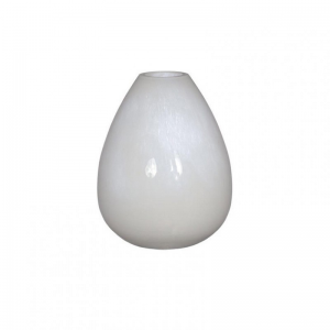 VASO VETRO LILY D12 H15 cm - white