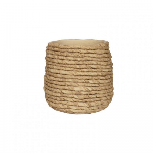 VASO PALMA cemento D16,6 H15,7 - brown