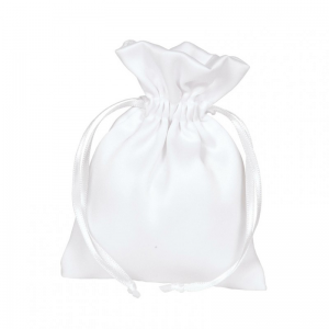SACCH. SATIN 12X17 cm PZ10-white