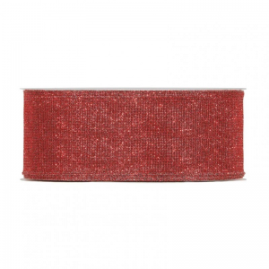 N/GLITTER NET 63MM 50MT - red