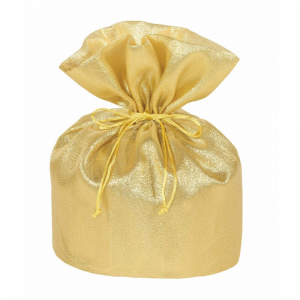 SACCHETTO 23X23X37CM-gold