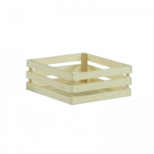 CASSETTA LEGNO 21X21 H8,5 - naturale