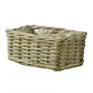 CESTO RATTAN 37X22 H18,5 - naturale