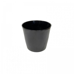 VASO CERAMICA D15 H13 CM -nero